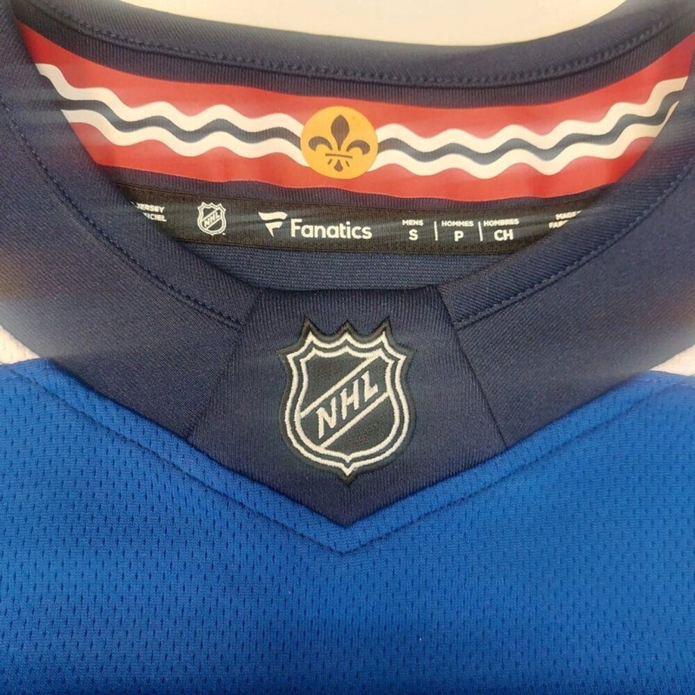 Fanatics Mens Size Small St Louis Blues Breakaway Home NHL Jersey Blue Yellow - Picture 3 of 6